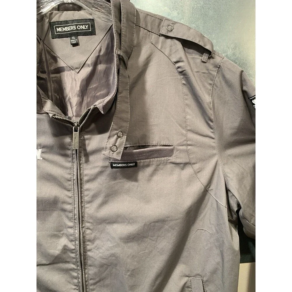 Call Of Duty Black Ops Cold War 2020 Limited Edition Members Only Jacket XL Gray - Picture 14 of 16